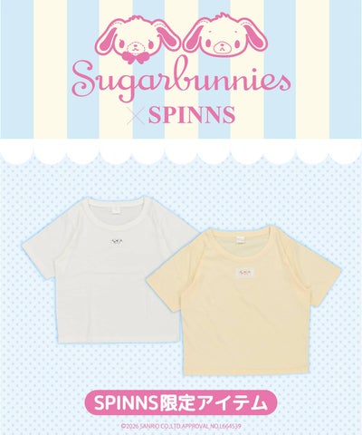 26%OFF】『シュガーバニーズ×SPINNS』プリントTシャツ | SPINNS WEB 