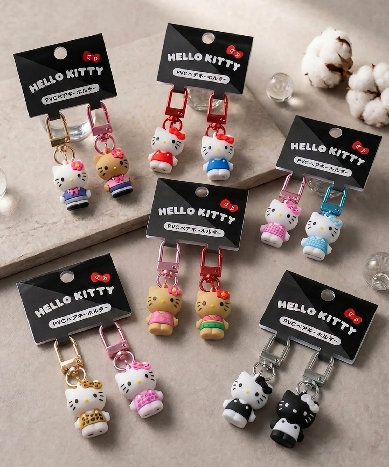 ≪ハローキティ≫ペアキーホルダー/全12種 | SPINNS WEB STORE