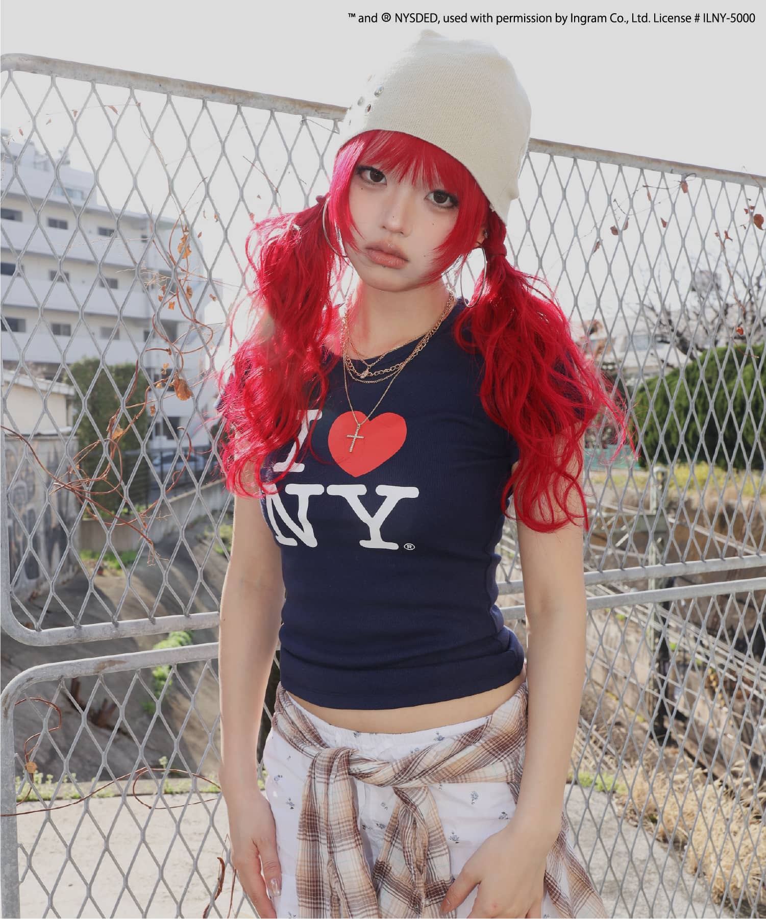 I LOVE NY/アイラブニューヨーク】ピタTシャツ | SPINNS WEB STORE