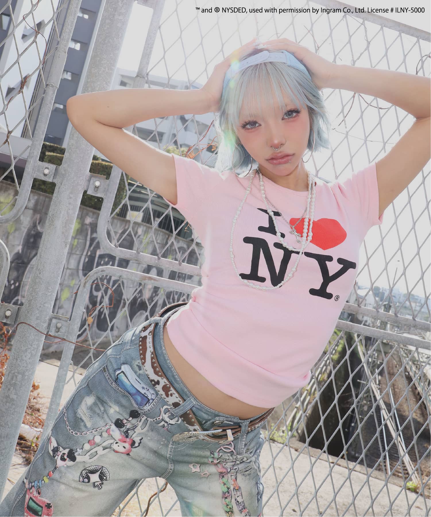 I LOVE NY/アイラブニューヨーク】ピタTシャツ | SPINNS WEB STORE