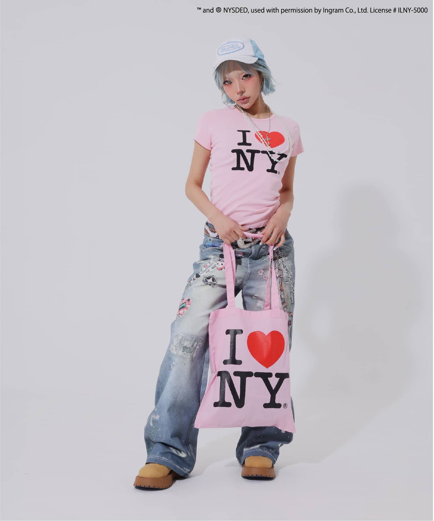 I LOVE NY/アイラブニューヨーク】ピタTシャツ | SPINNS WEB STORE