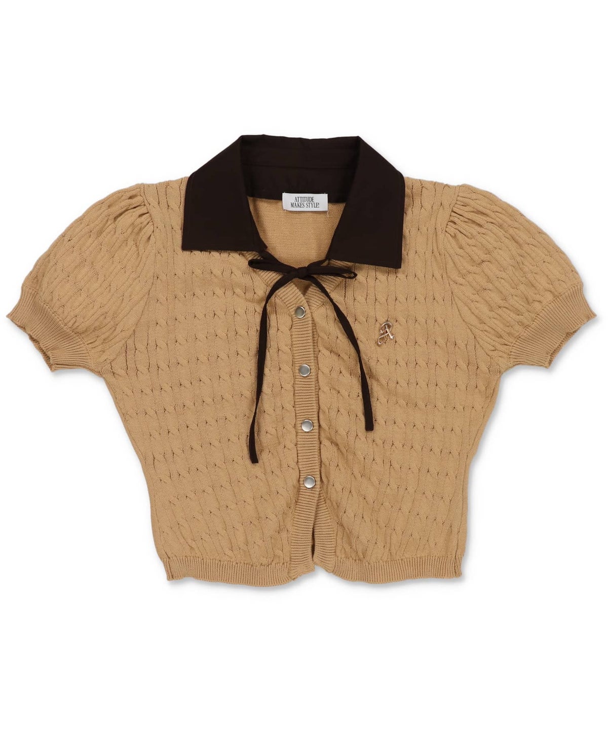 ベージュxブラウン