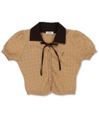 ベージュxブラウン