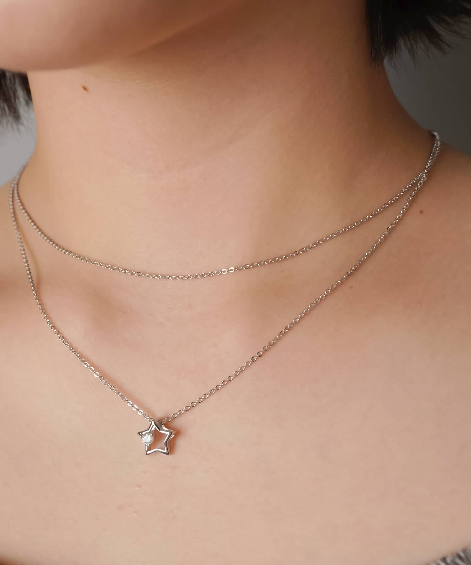 細ネックレス/2連シルバー/全6種＜メール便対応＞ | SPINNS WEB STORE
