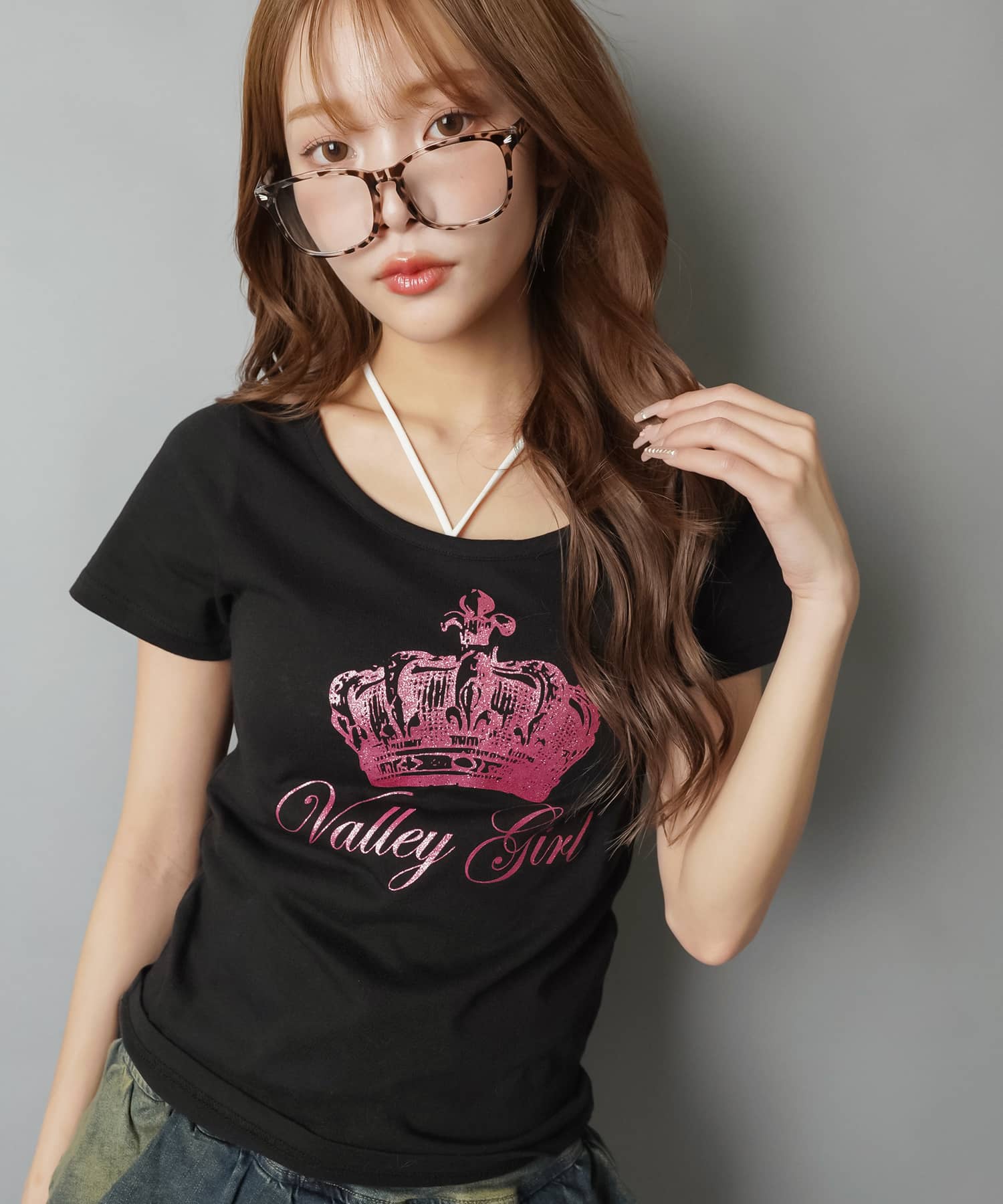 半袖Tシャツ/ピンクラメクラウン/#平成ギャル | SPINNS WEB STORE