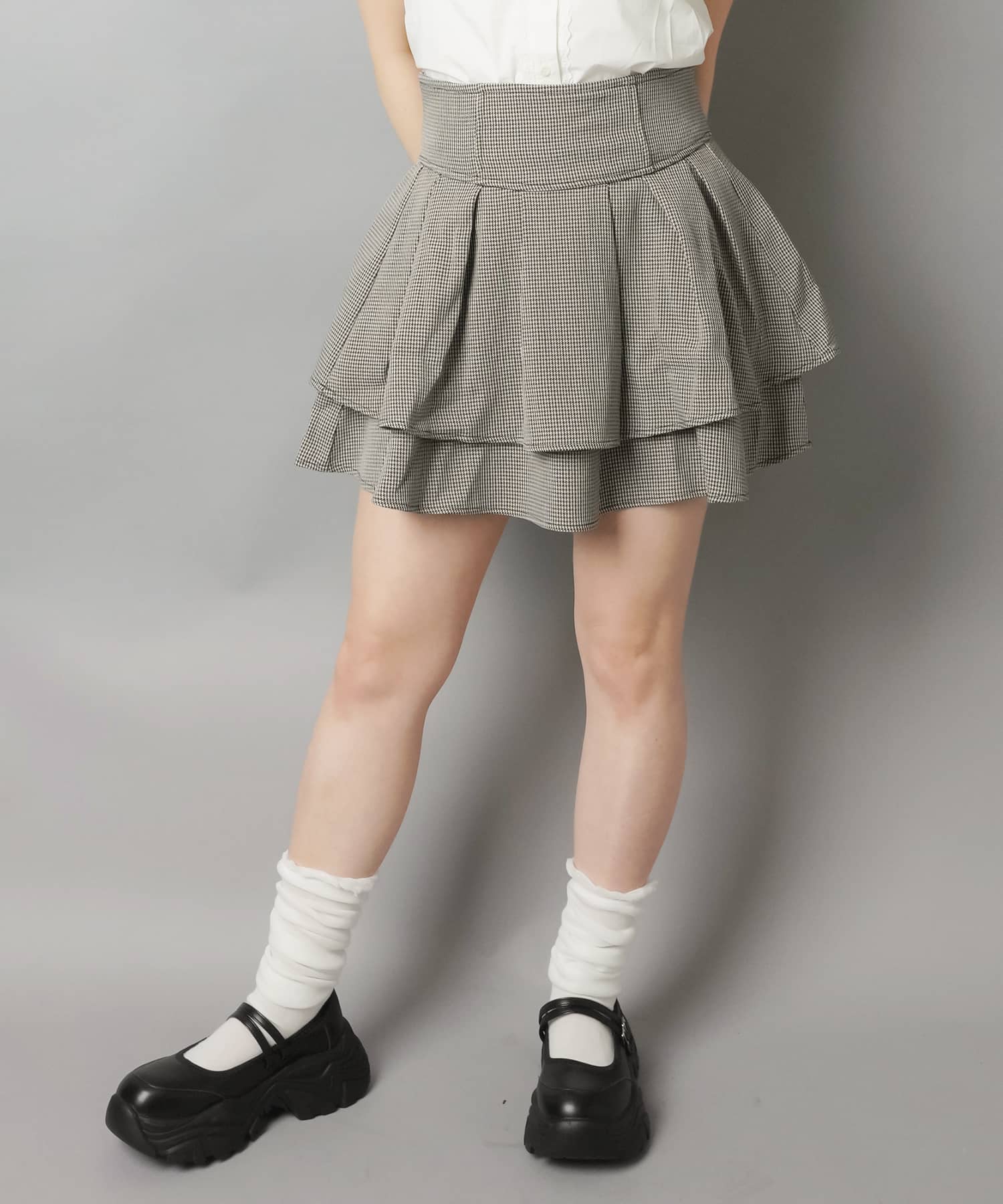 レイヤードフレアミニスカート | SPINNS WEB STORE | SPINNS (スピンズ
