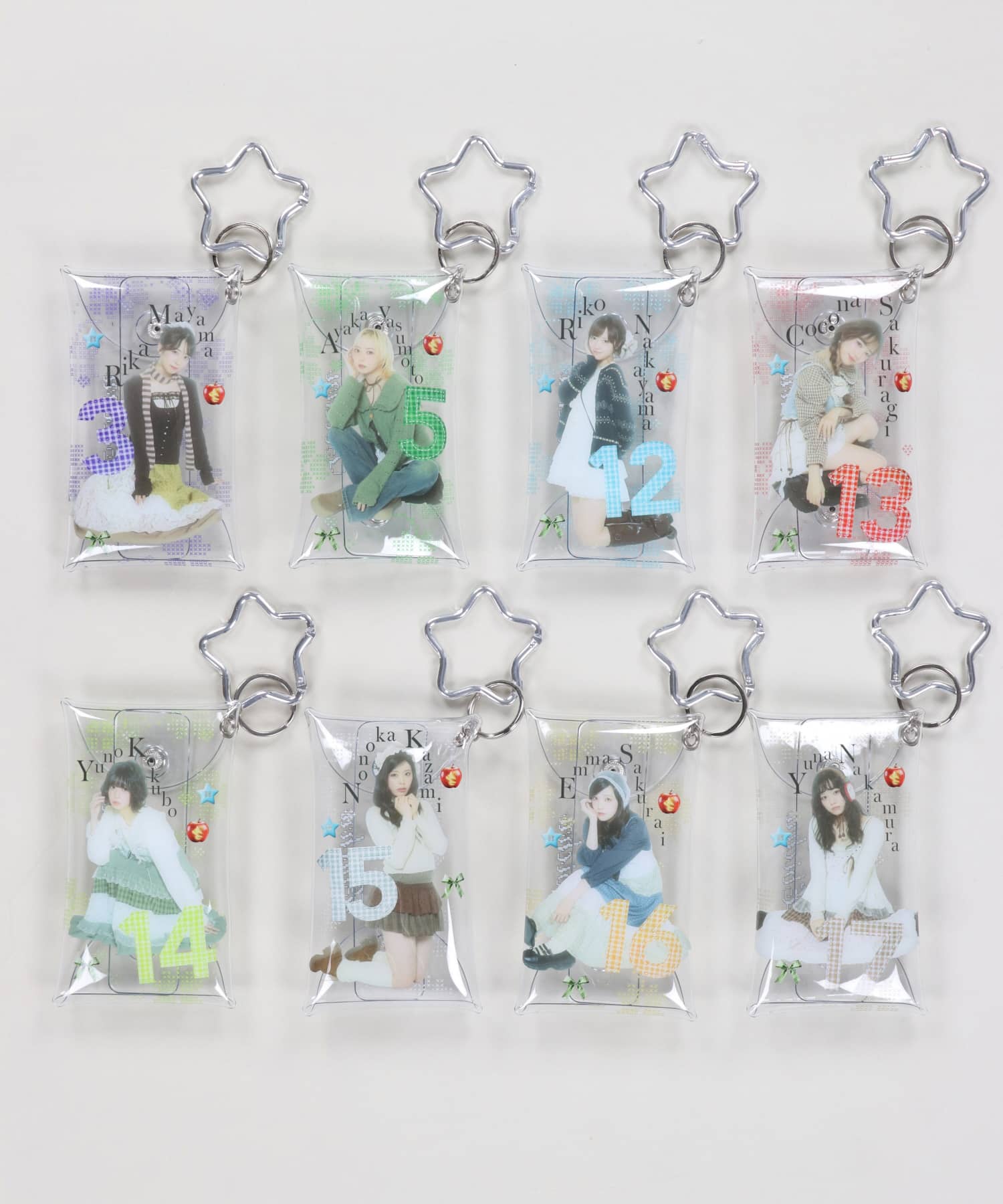 ころん【グッズ整理中】　舞珠 20個 予約】『私立恵比寿中学×SPINNS』カラビナ付きクリアマルチケース《6月