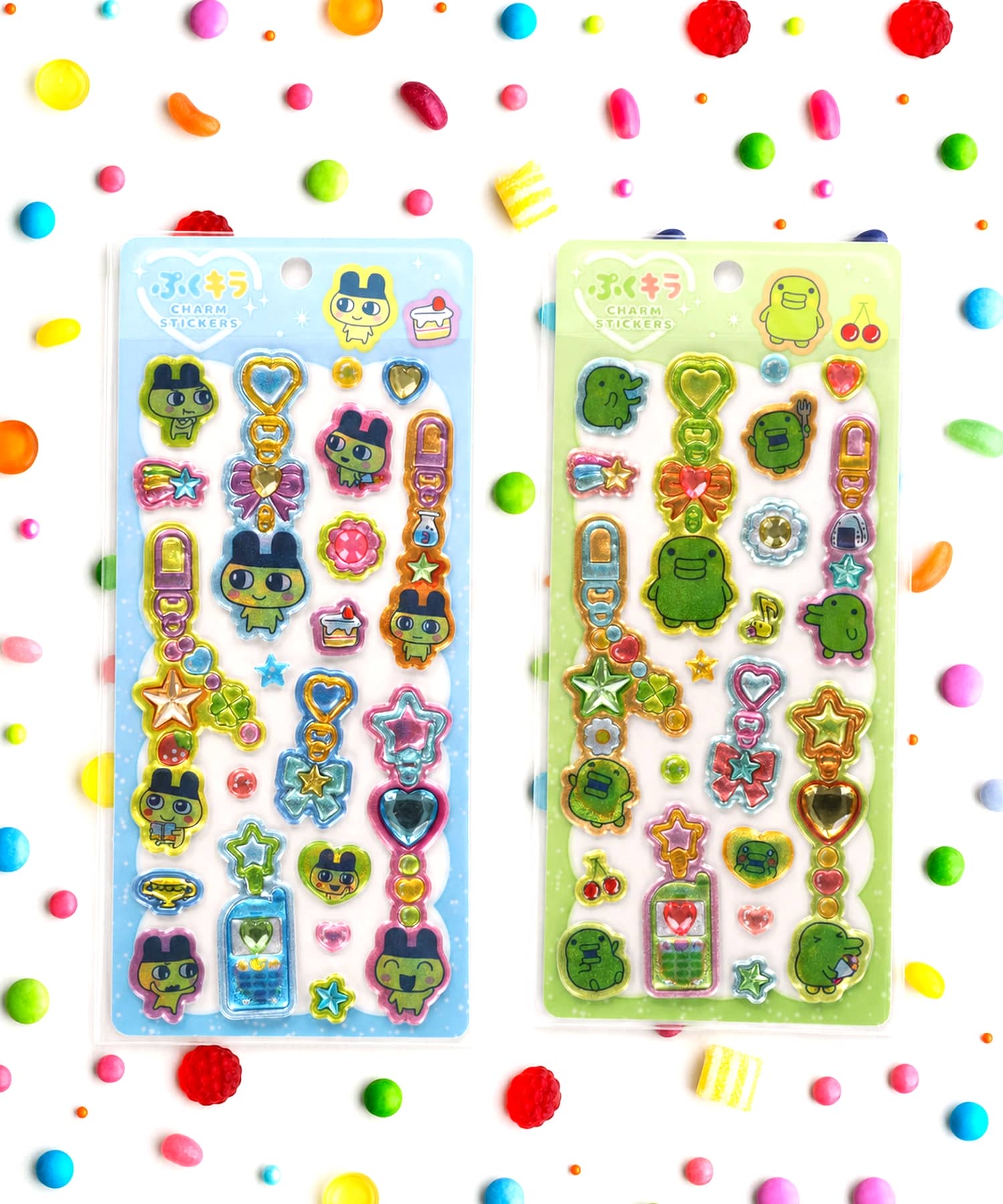 ≪たまごっち≫ぷくキラチャームステッカー/シール＜メール便対応