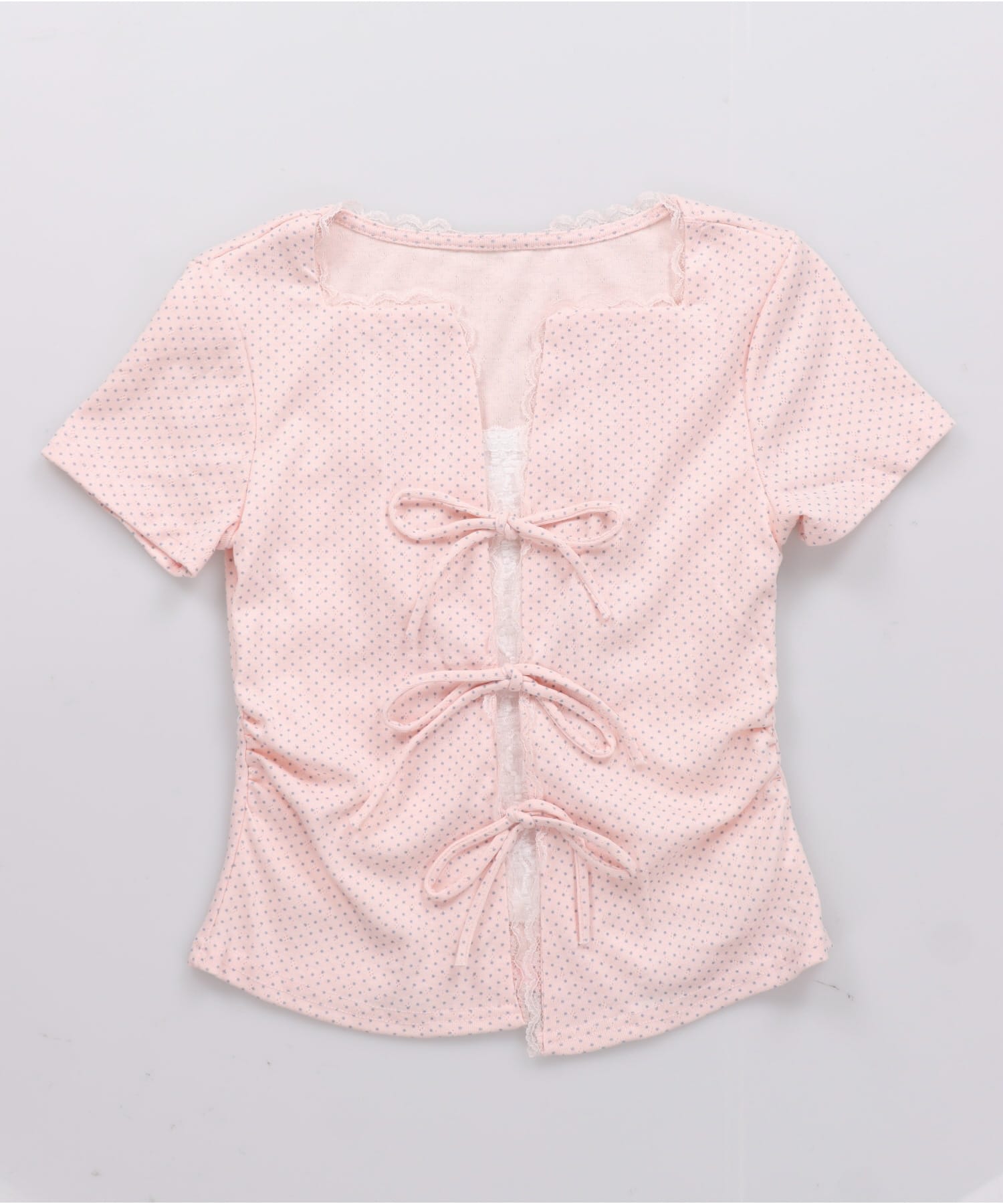 総柄リボンカットソー/#韓国ガーリー | SPINNS WEB STORE | SPINNS