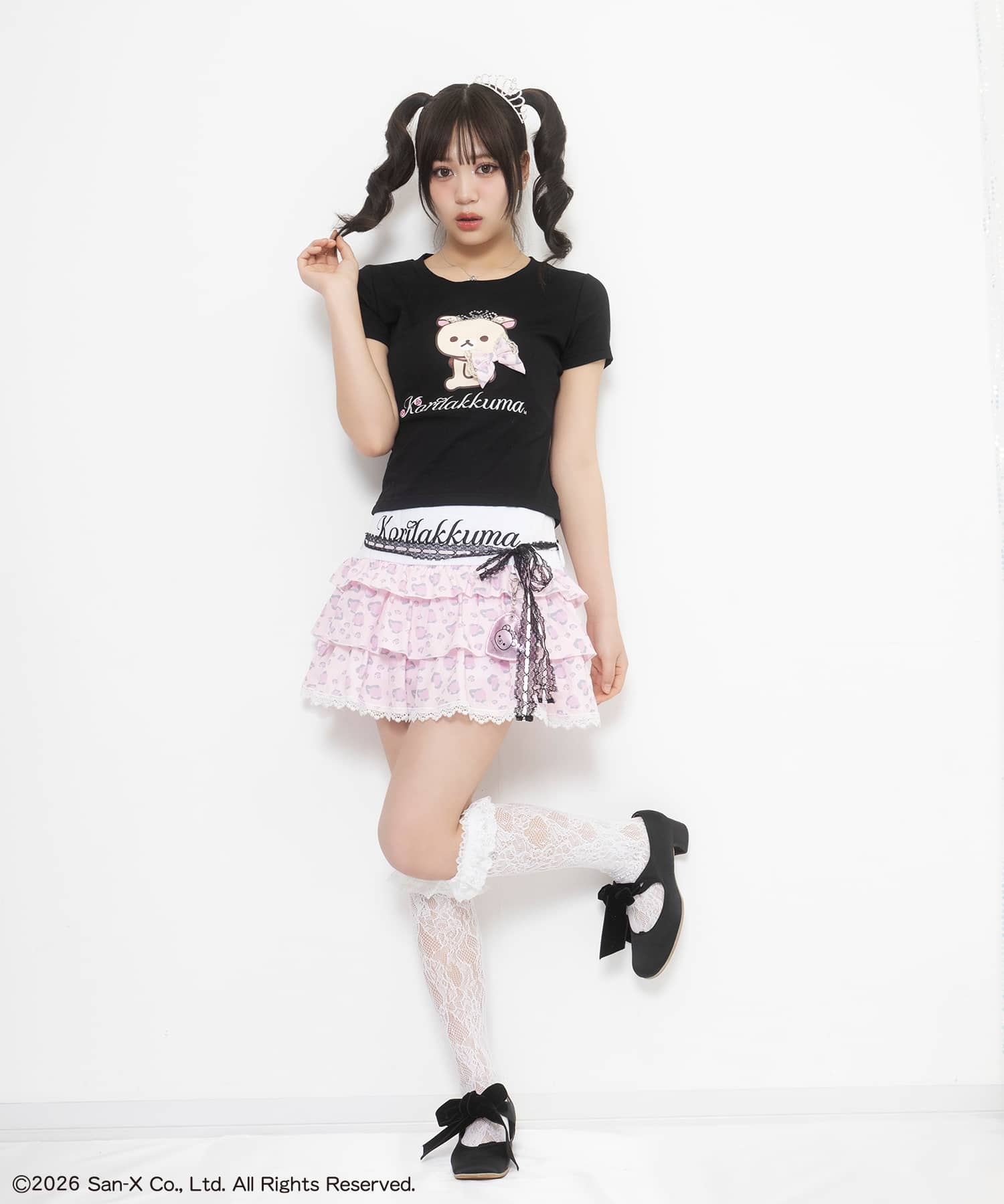 コリラックマ×SPINNS』太リブウエストミニスカート #姫ギャル 《6/19