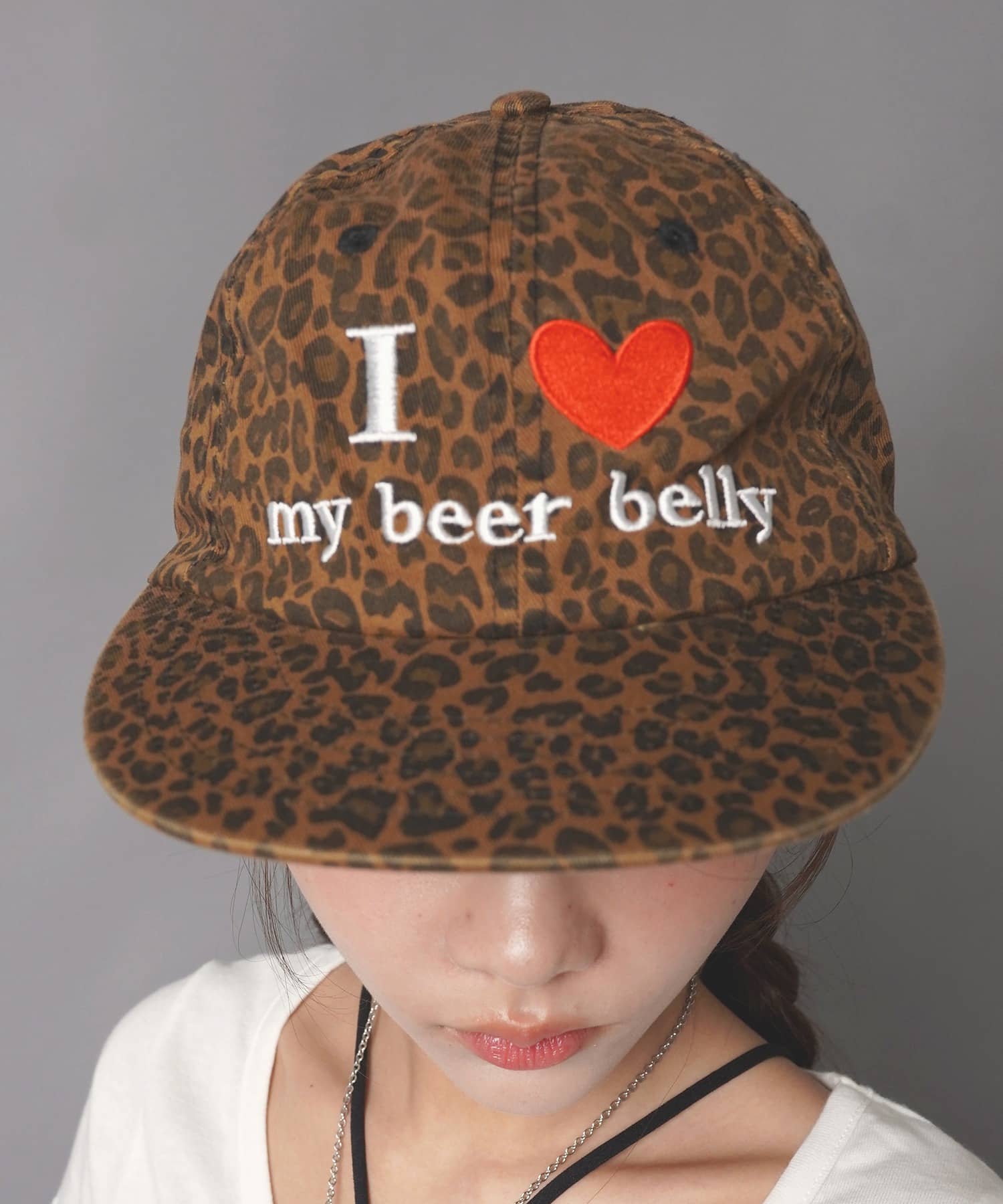 ヒョウ柄ロゴキャップ/レオパード | SPINNS WEB STORE | SPINNS