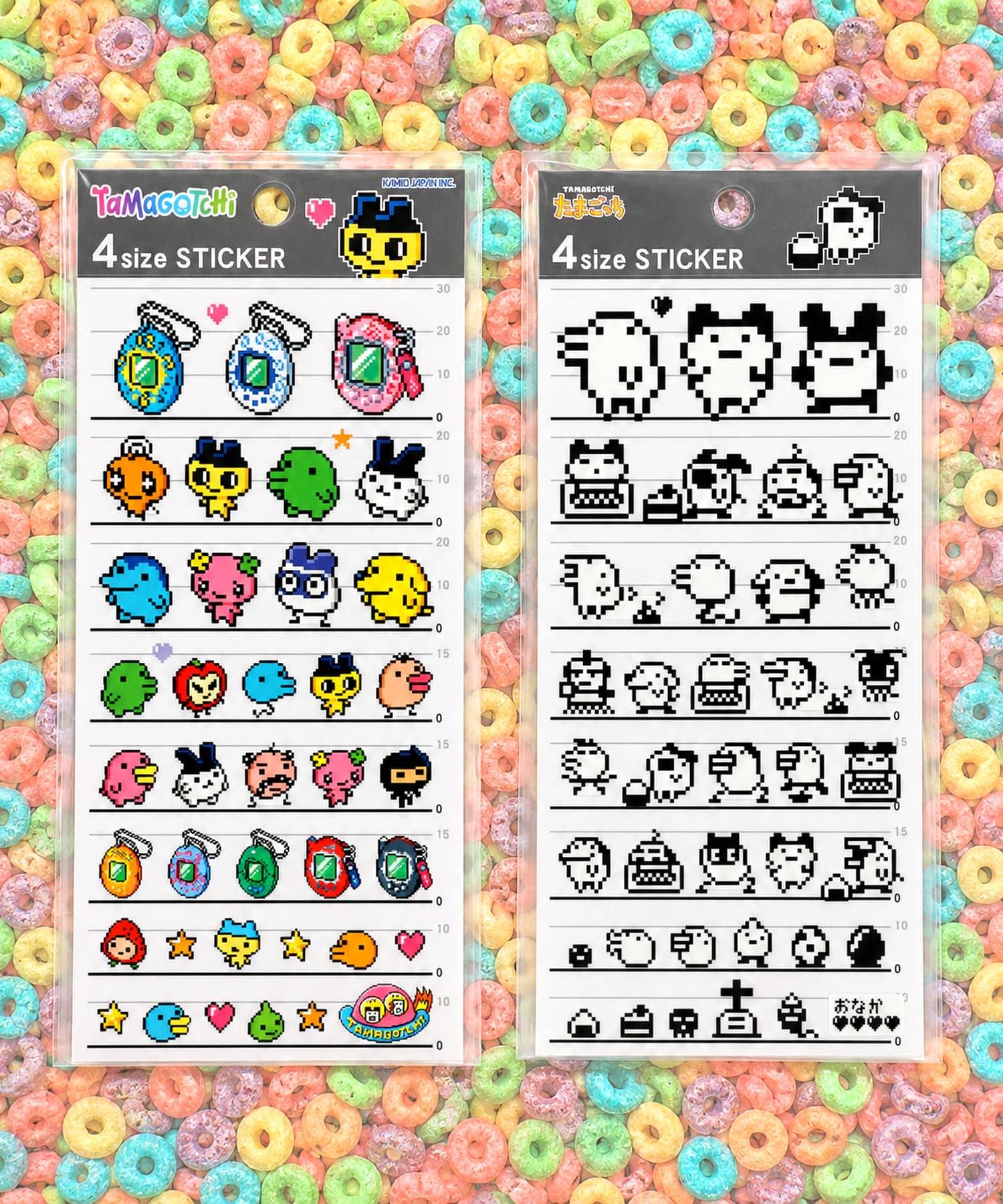 ≪たまごっち≫4サイズステッカー/シール/ドット＜メール便対応