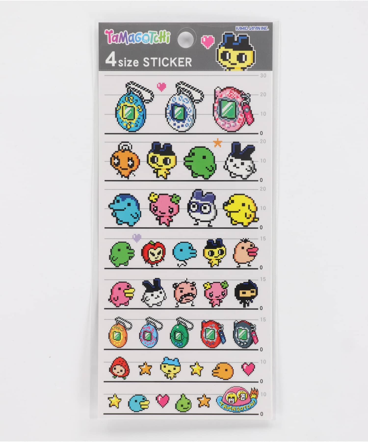≪たまごっち≫4サイズステッカー/シール/ドット＜メール便対応