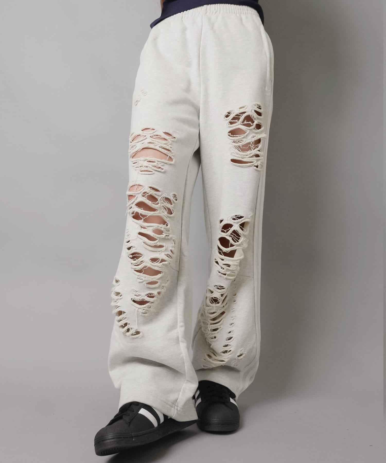≪adidas/アディダス≫ダメージスウェットパンツ/#ガールズストリート