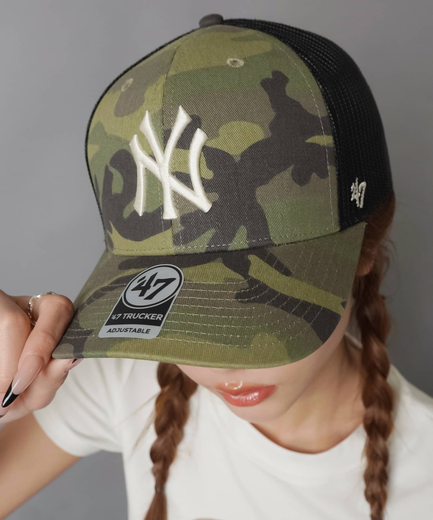 ≪'47/フォーティーセブン≫メッシュキャップ/MLB/カモ柄/迷彩