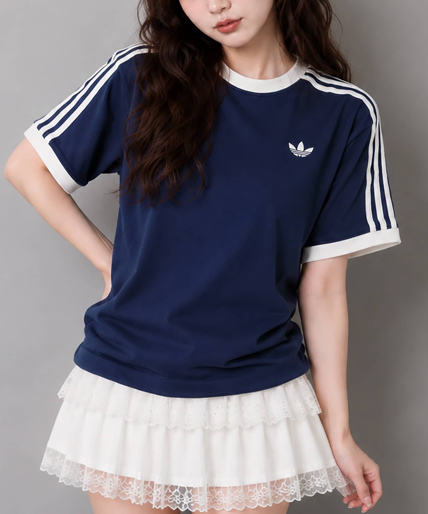 半袖Tシャツ タオル　n 34%OFF】≪adidas/アディダス≫パイル地スリーストライプス半袖Tシャツ