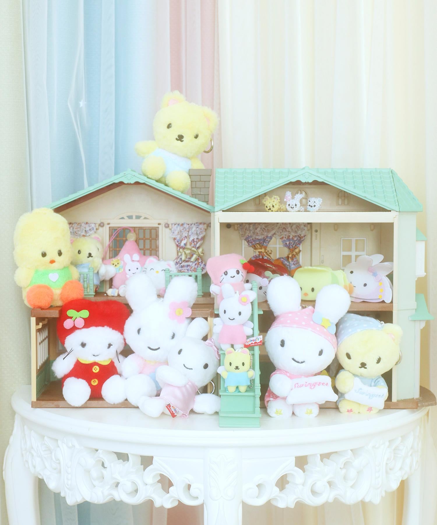 SWINGSET[X YOUNGART] フラワーぬいキーリング | SPINNS WEB STORE