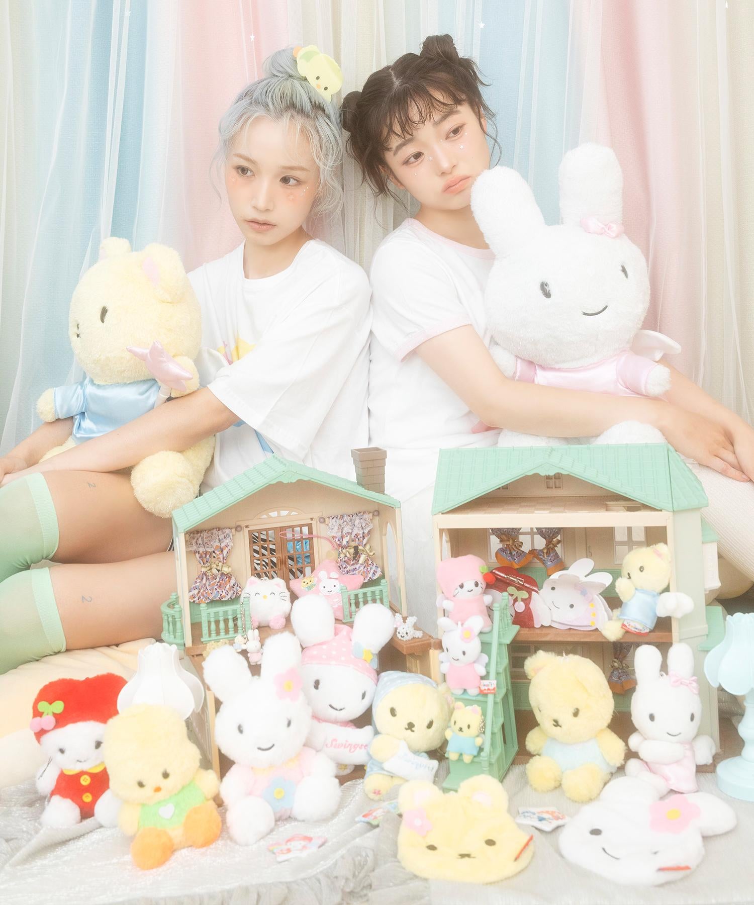 Swingset バッグ キーホルダー SWINGSET [X YOUNGART] キディ&ジニ ツインズキーリング | SPINNS WEB