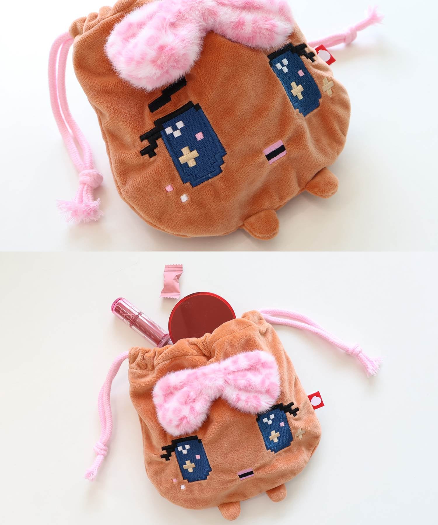 メガネ餃子』 ぬいぐるみ巾着ポーチ | SPINNS WEB STORE | SPINNS