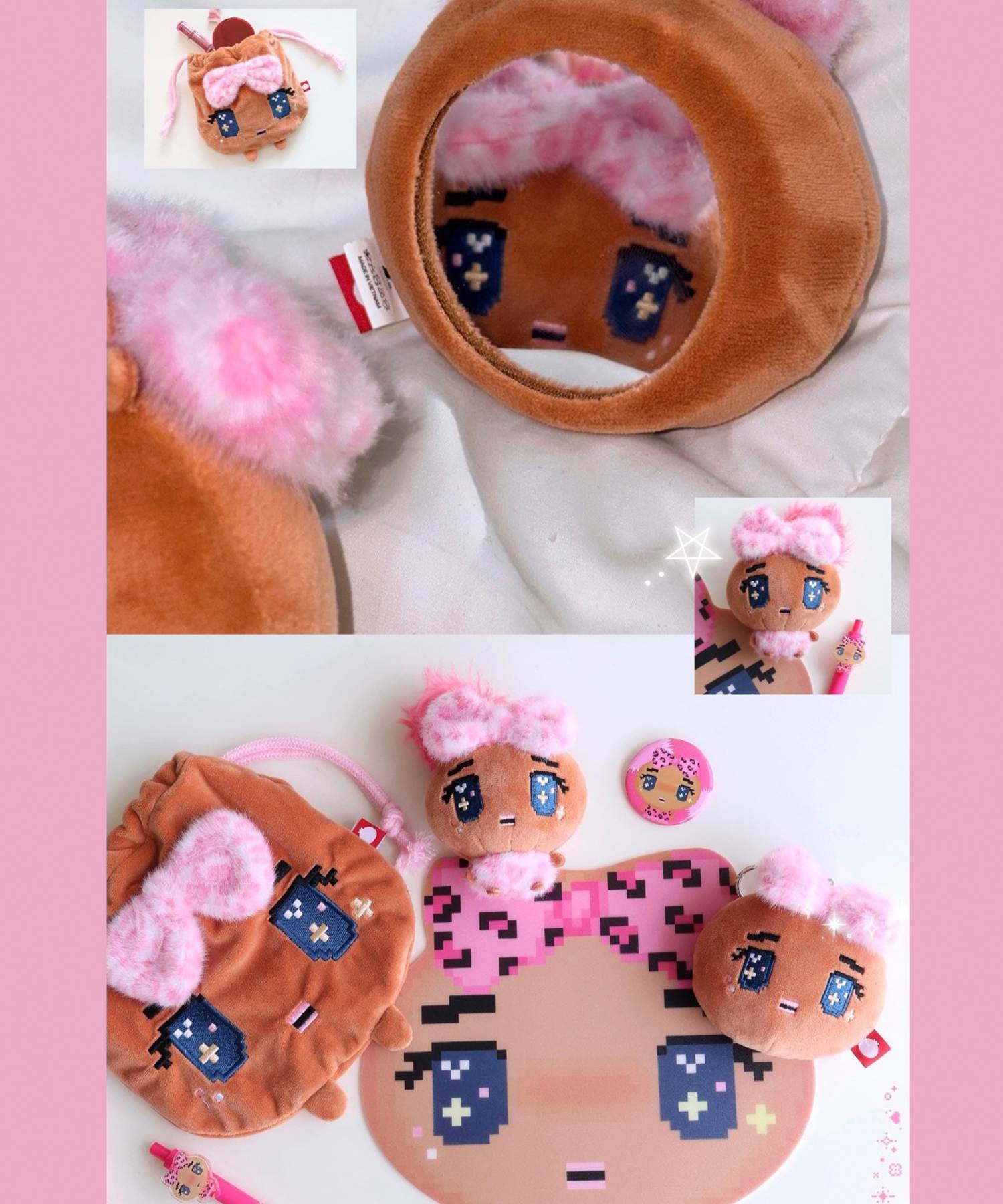 メガネ餃子 ぬいぐるみ ナップサック メガネ餃子』 ぬいぐるみ巾着ポーチ | SPINNS WEB STORE | SPINNS