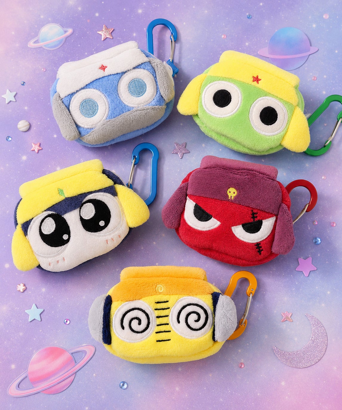 ≪ケロロ軍曹≫カラビナ付ぬいぐるみミニポーチ | SPINNS WEB STORE