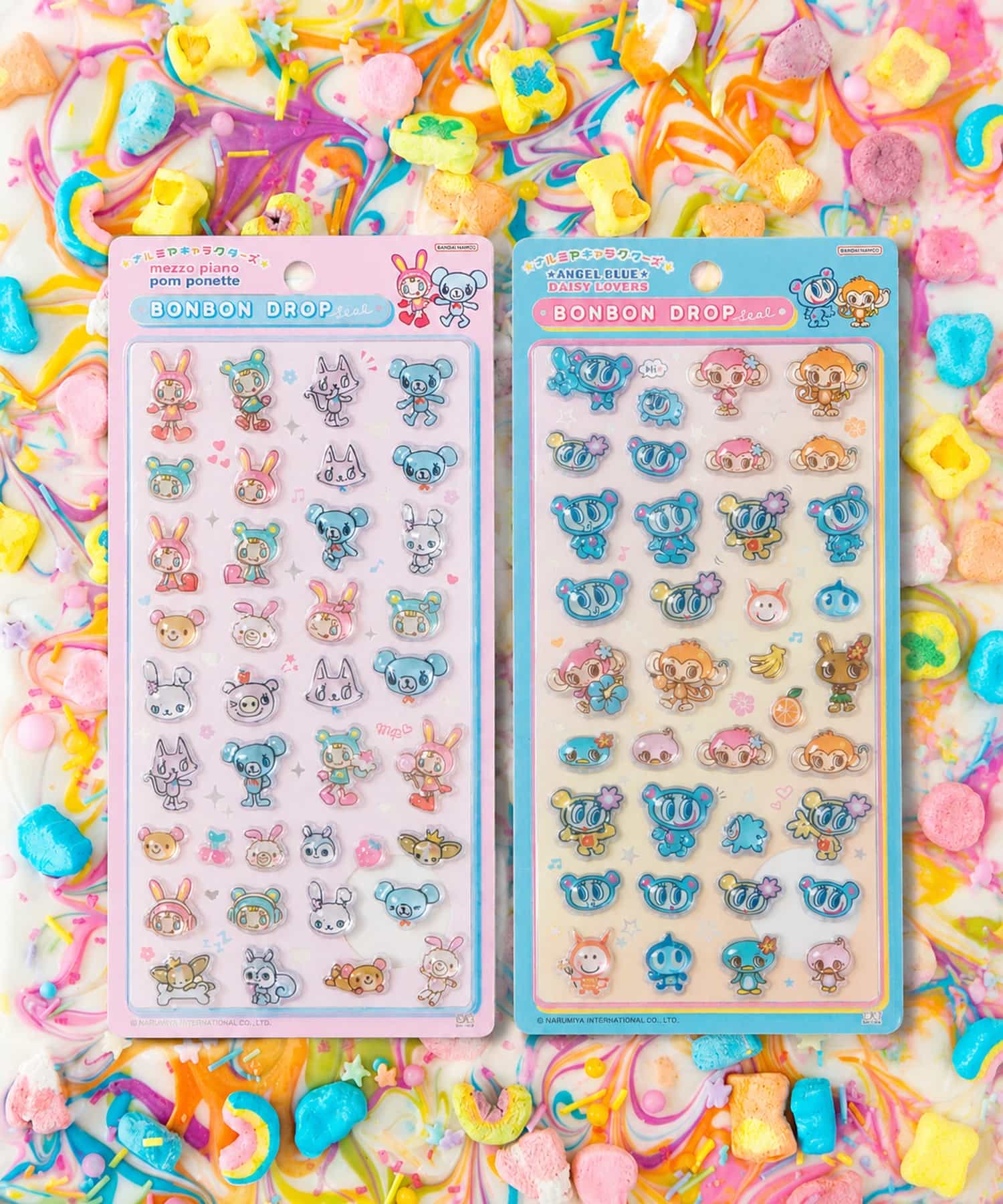 ≪ナルミヤキャラクター≫ボンボンドロップシール/ぷくぷく/シール