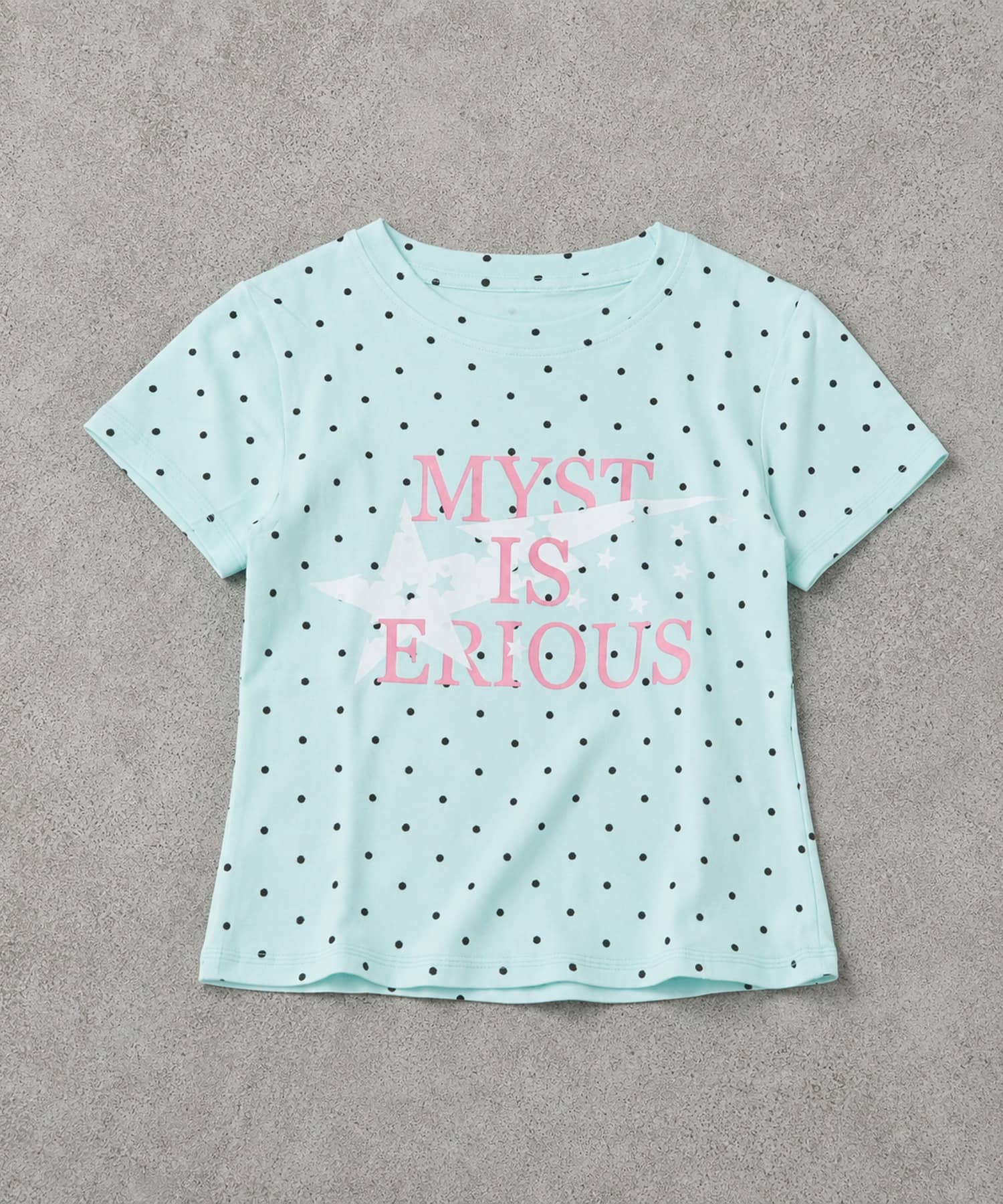 Vネック半袖Tシャツ/ドットロゴ/#ストリート女子 | SPINNS WEB STORE