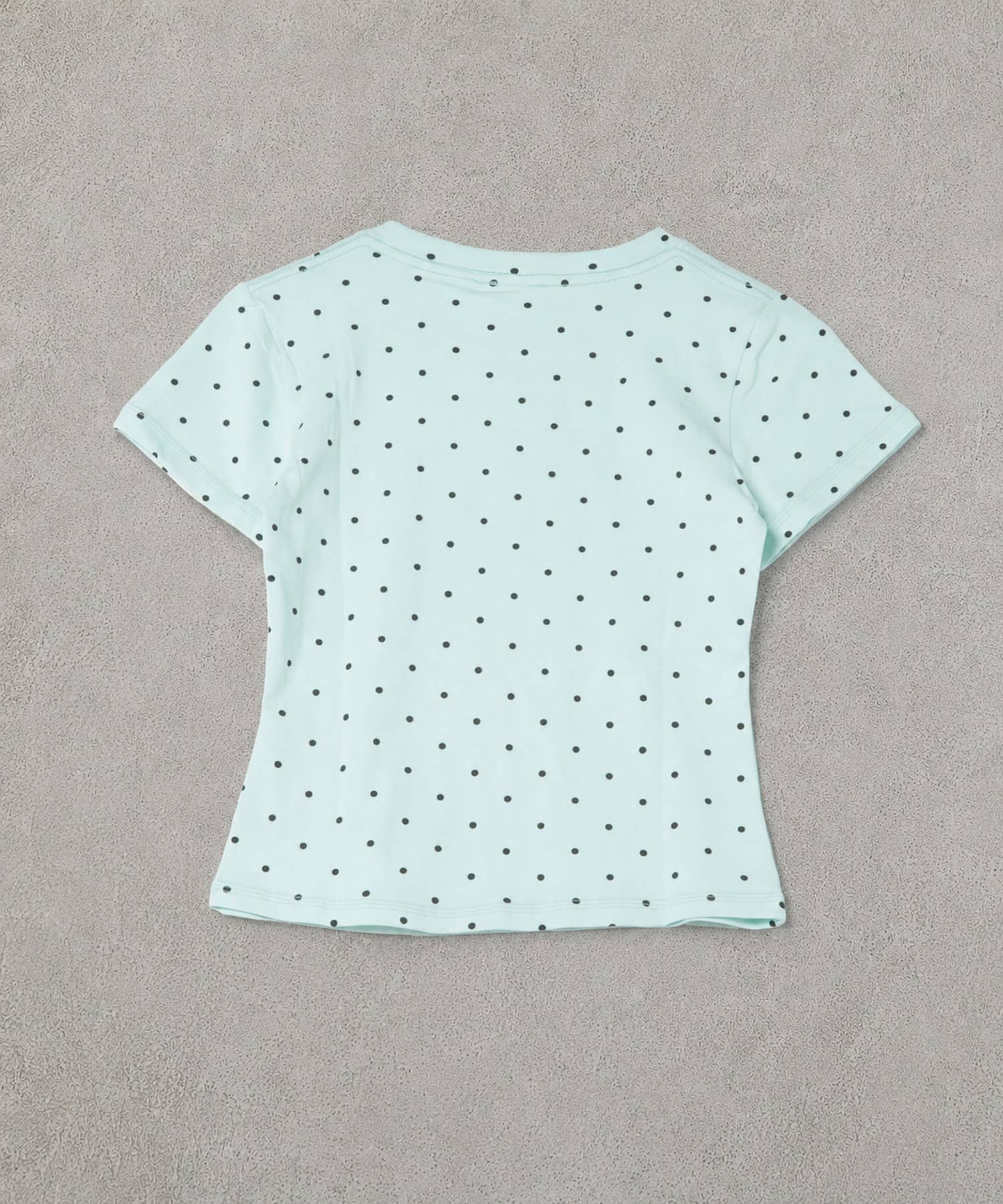  ドット Tシャツ Vネック半袖Tシャツ/ドットロゴ/#ストリート女子 | SPINNS WEB STORE