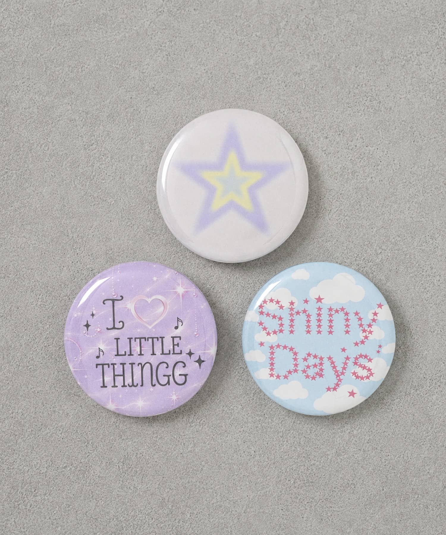 ミニ缶バッジ/3個セット/全10種＜メール便対応＞ | SPINNS WEB STORE