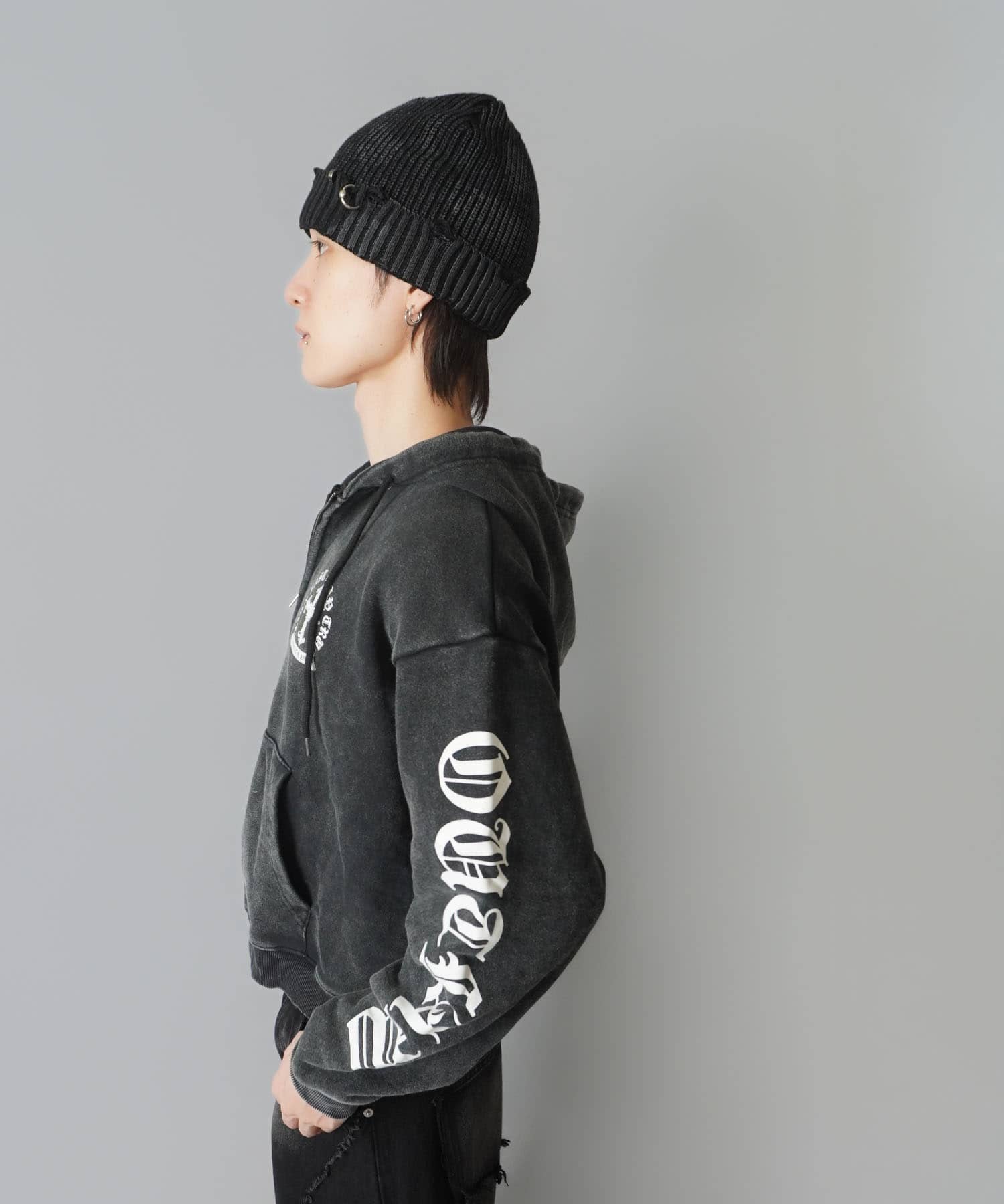 短丈ダブルジップパーカー/クロス/ユニセックス | SPINNS WEB STORE