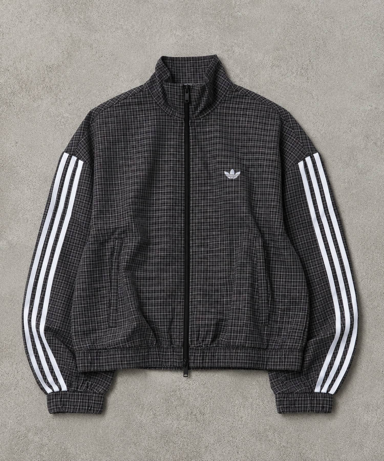 ≪adidas/アディダス≫チェック柄トラックジャケット | SPINNS WEB