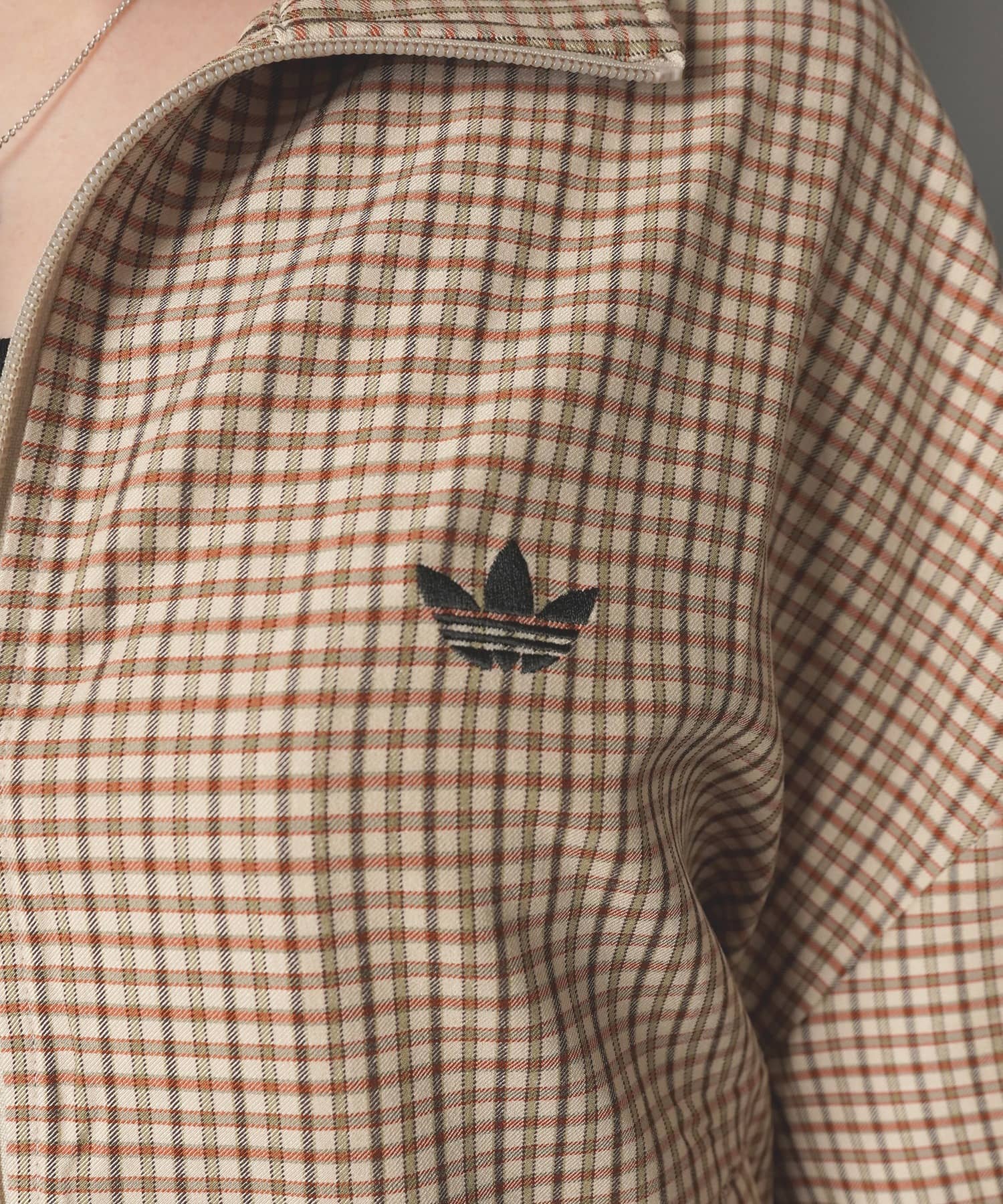 ≪adidas/アディダス≫チェック柄トラックジャケット | SPINNS WEB