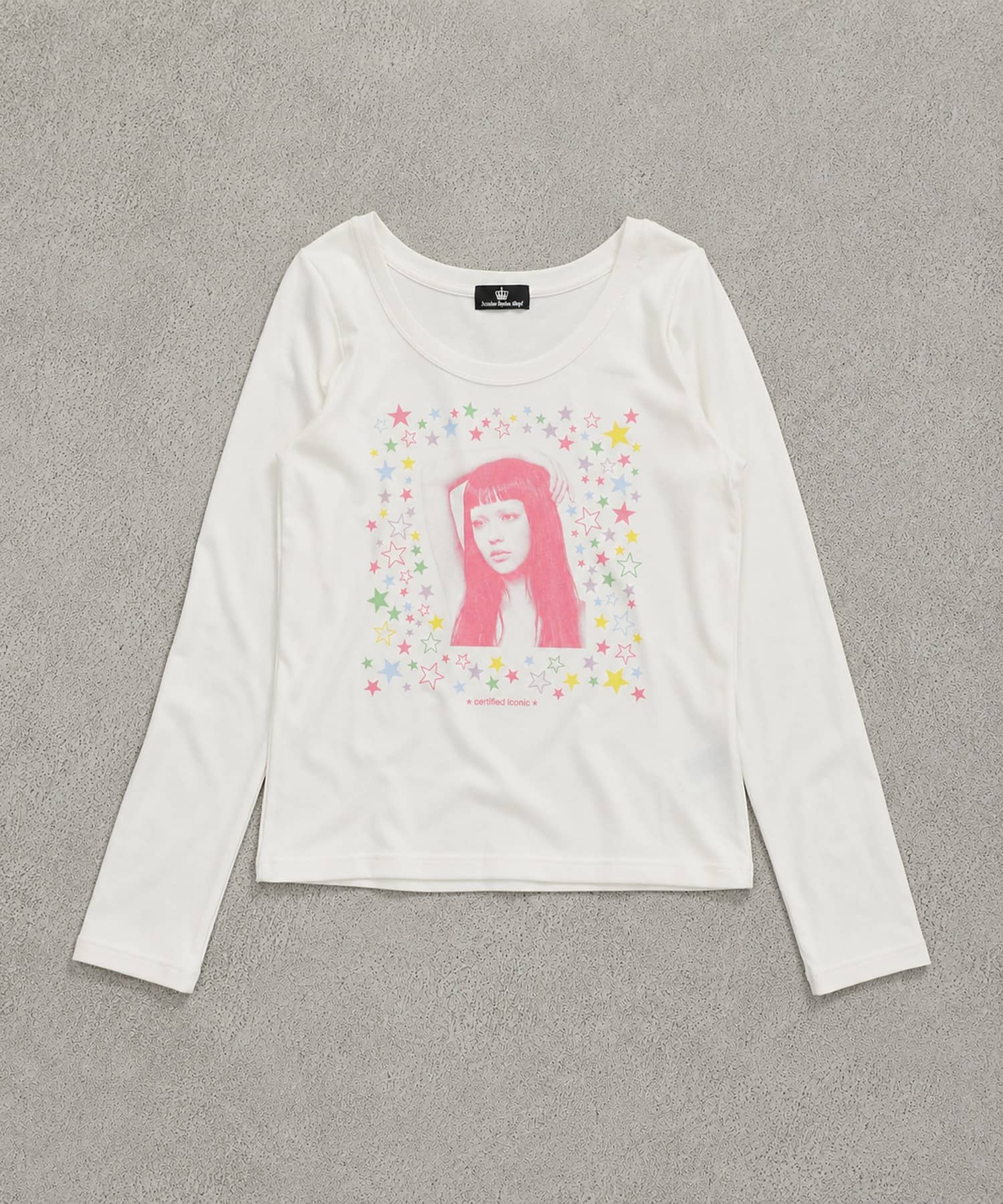 長袖Tシャツ/カラフルガールフォト/全5色/#平成ギャル | SPINNS WEB