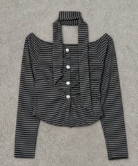 チャコールxブラック