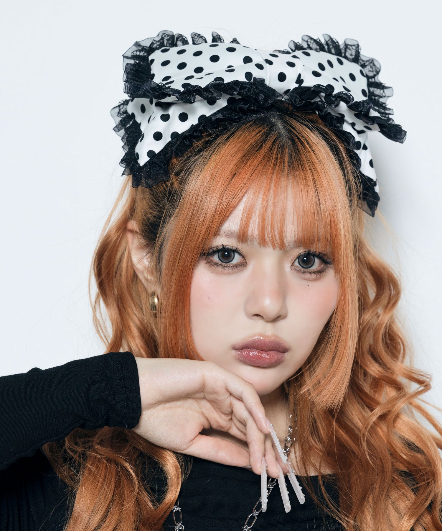 ファーパッチンピン/ヘアピン/なると/2個セット | SPINNS WEB STORE