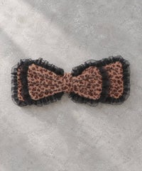ベージュxヒョウ