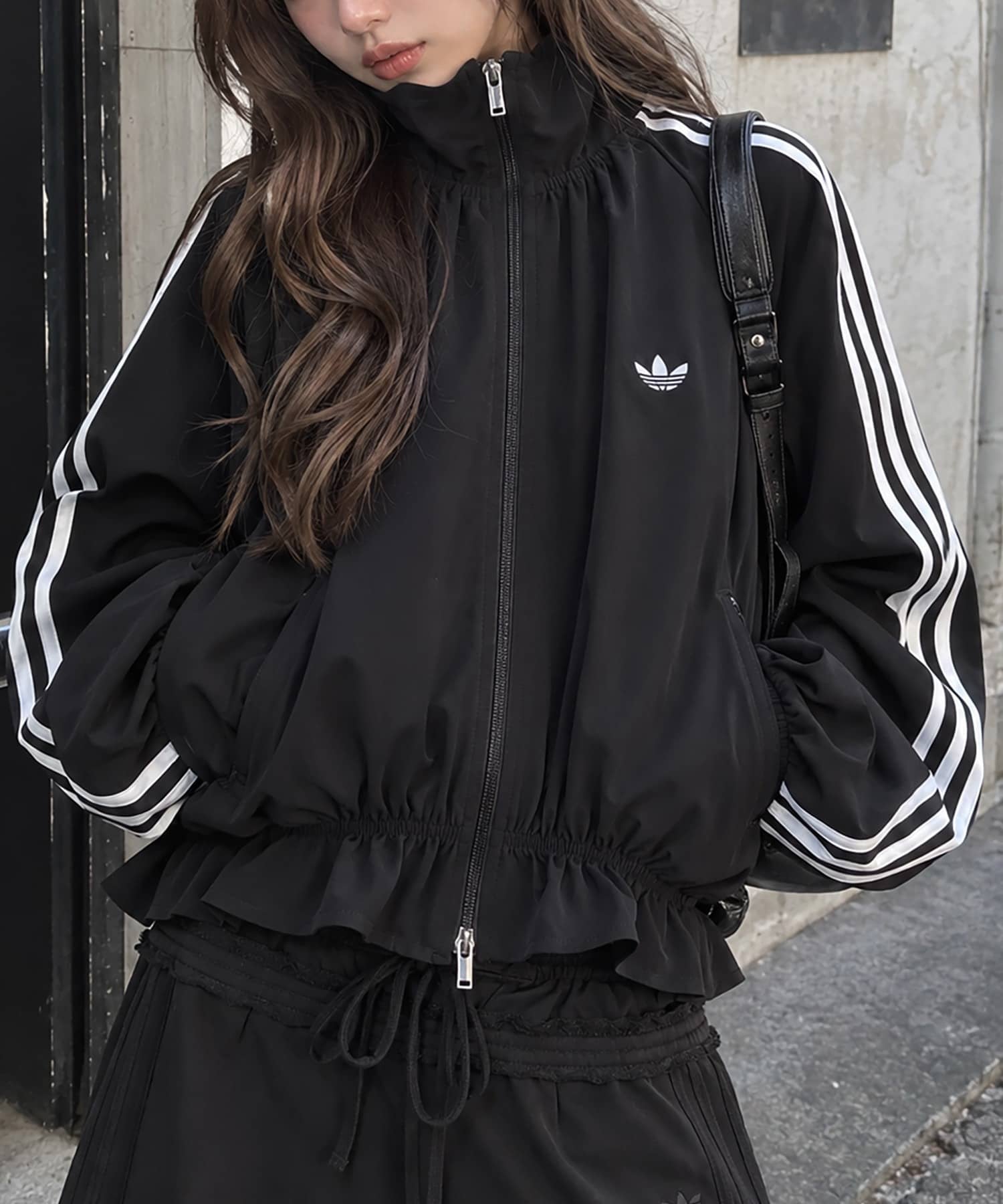 ≪adidas/アディダス≫デニムトラックジャケット/#ストリート女子