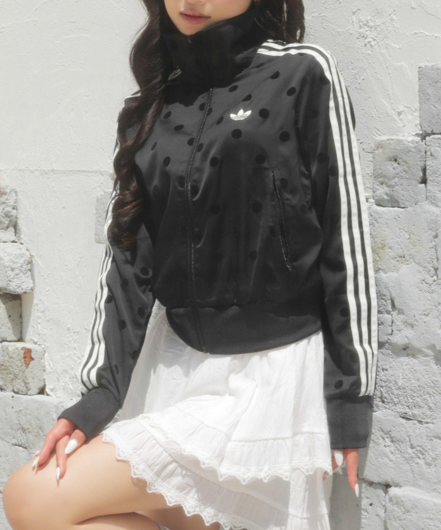 ≪adidas/アディダス≫ドット柄トラックジャケット | SPINNS WEB STORE