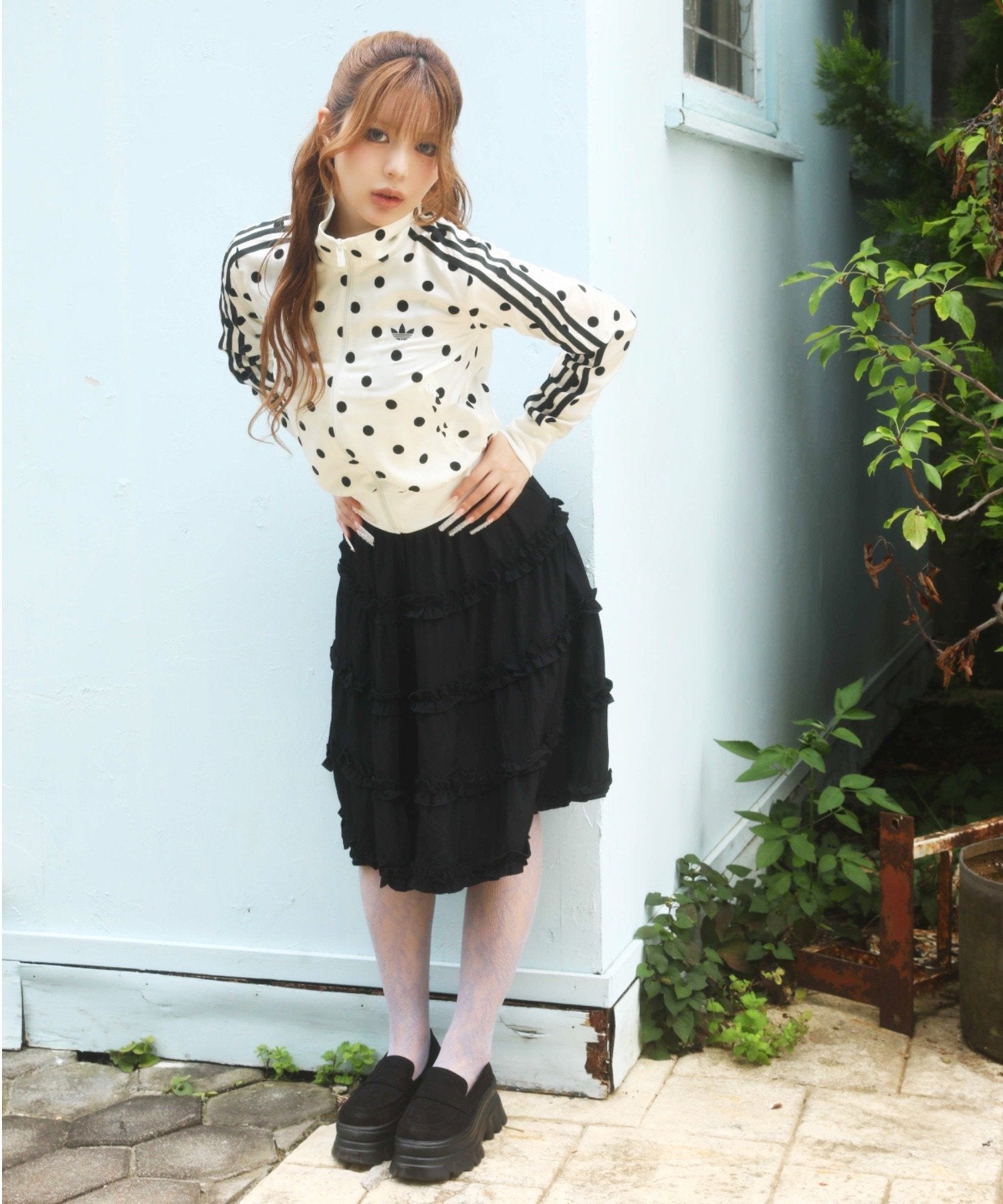 ≪adidas/アディダス≫ドット柄トラックジャケット | SPINNS WEB STORE
