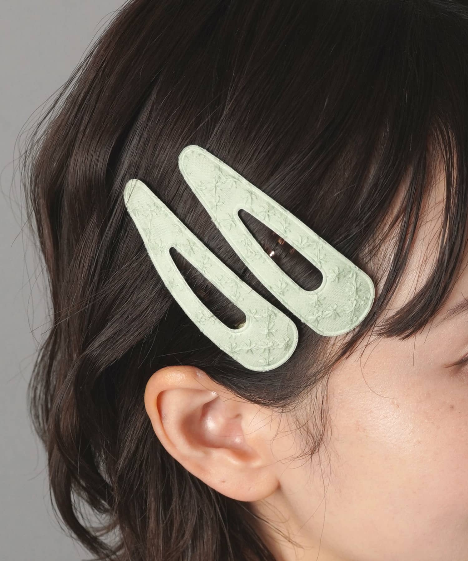 ファーパッチンピン/ヘアピン/なると/2個セット | SPINNS WEB STORE