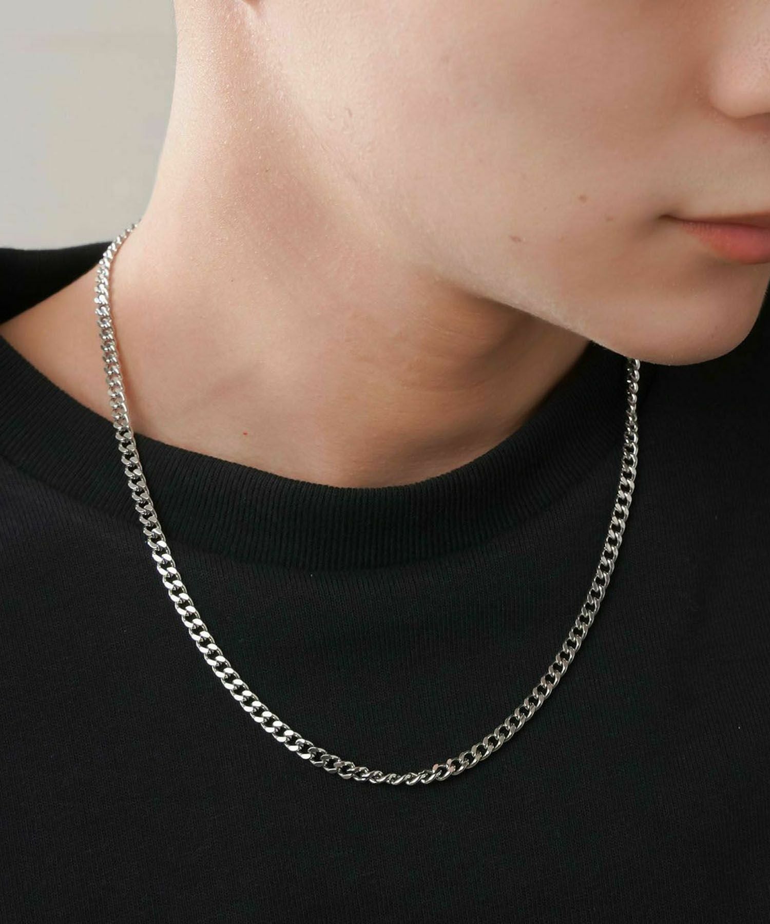 シルバーチェーンネックレス/50㎝＜メール便対応＞ | SPINNS WEB STORE