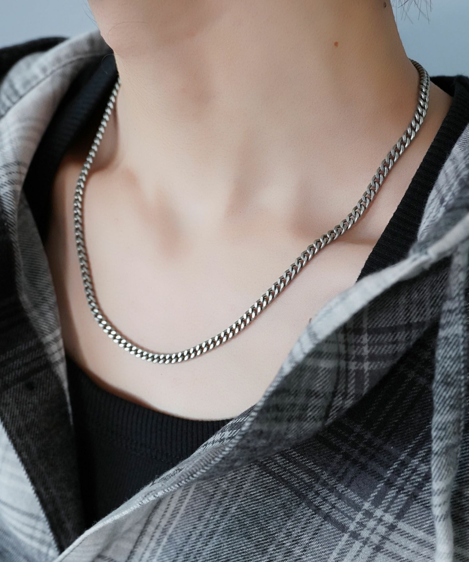 シルバーチェーンネックレス/50㎝＜メール便対応＞ | SPINNS WEB STORE