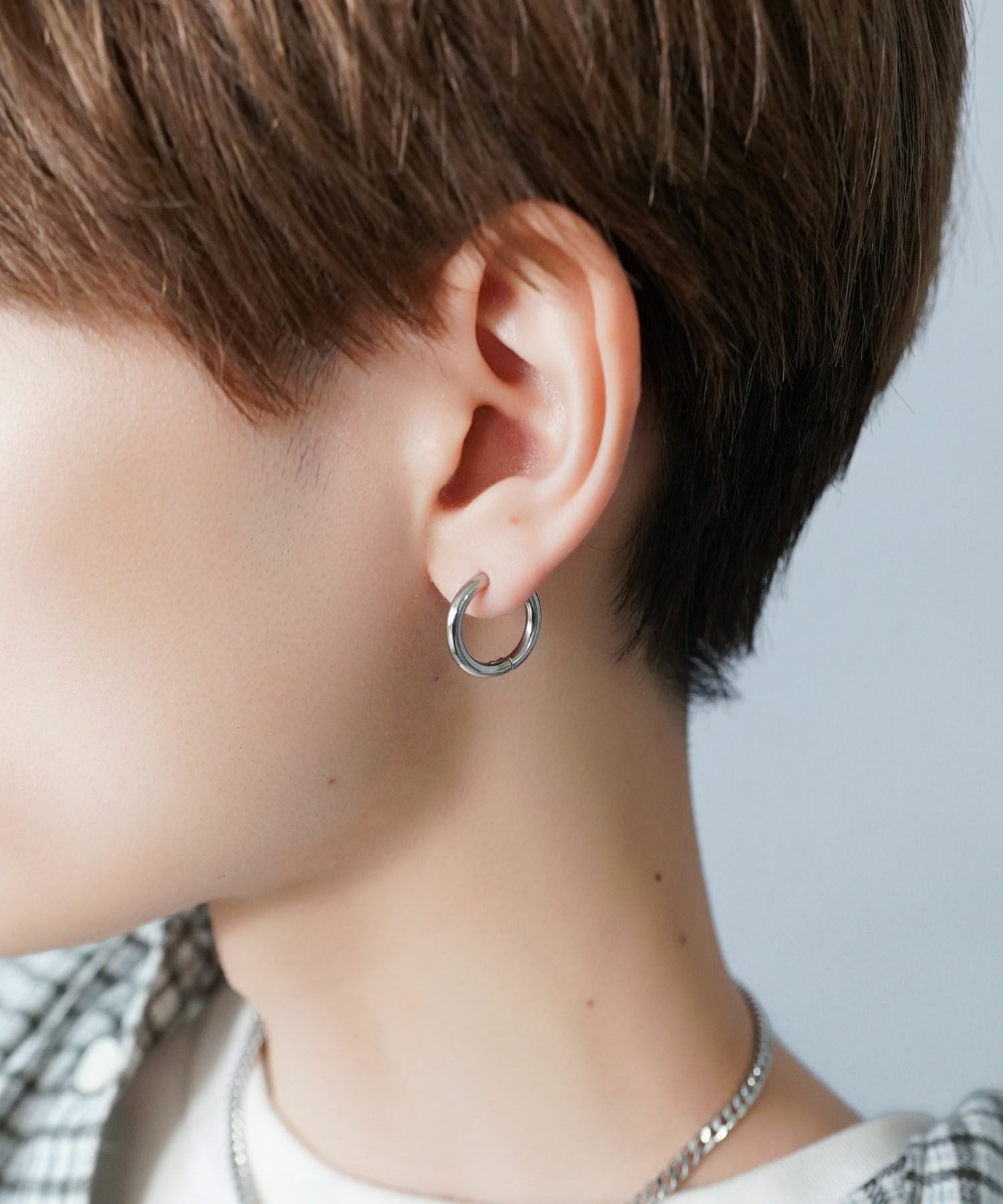 フープイヤリング/1.8cm/シンプル/ユニセックス＜メール便対応