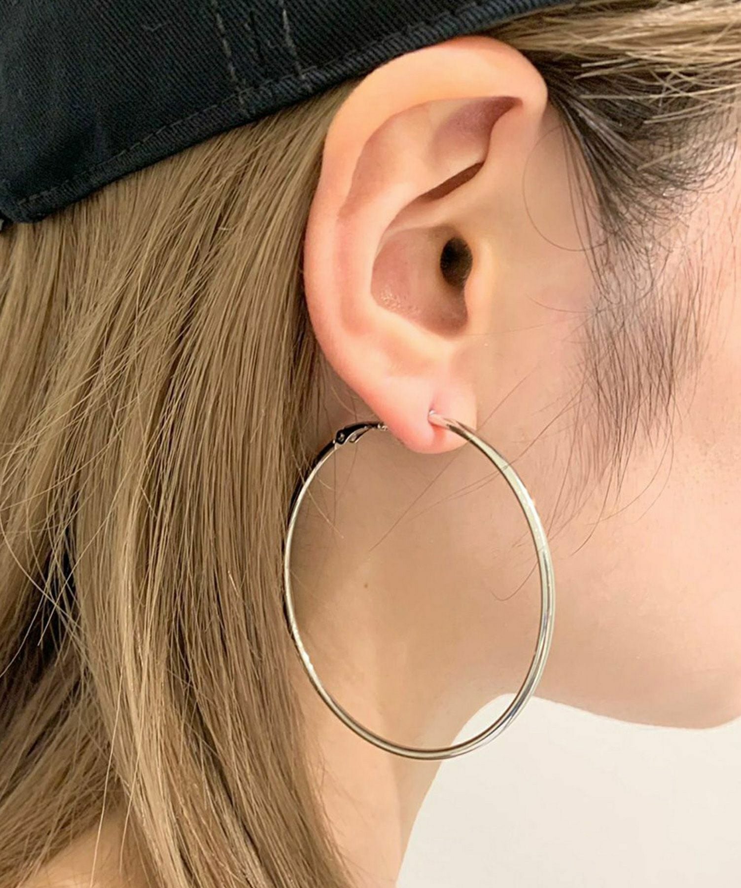 メタルフープピアス/3cm/6cm | SPINNS WEB STORE | SPINNS (スピンズ