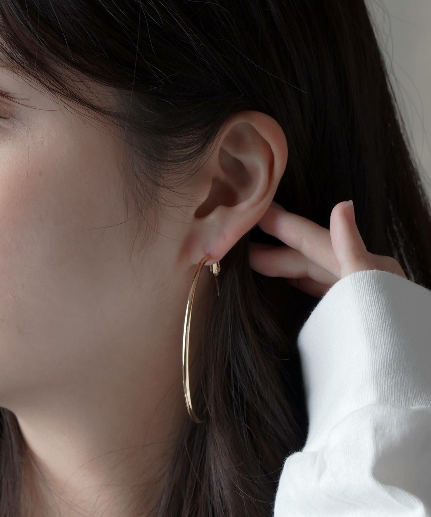 メタルフープピアス/3cm/6cm | SPINNS WEB STORE | SPINNS (スピンズ
