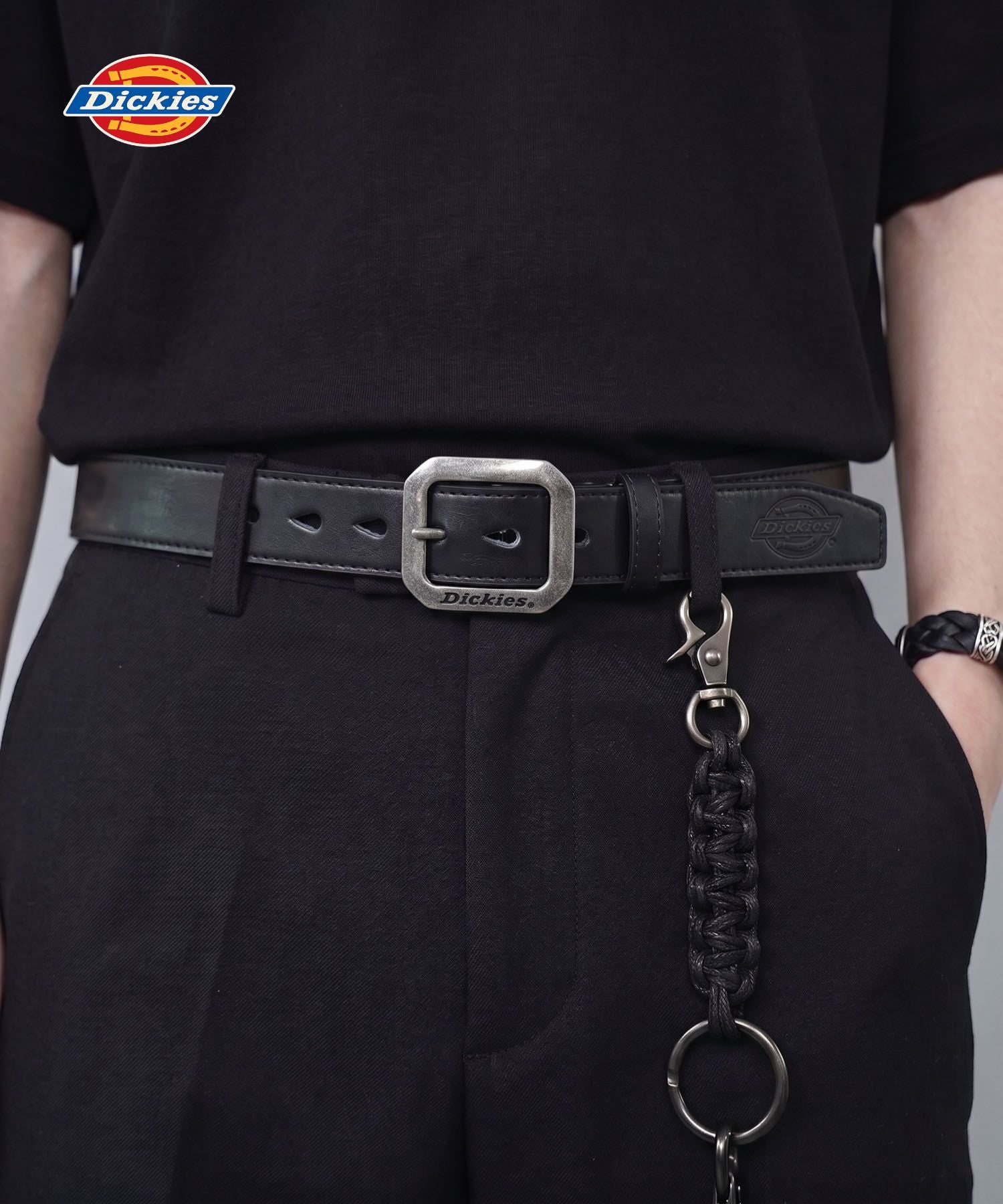 ≪Dickies/ディッキーズ≫合皮ロゴバックル1ホールベルト | SPINNS WEB