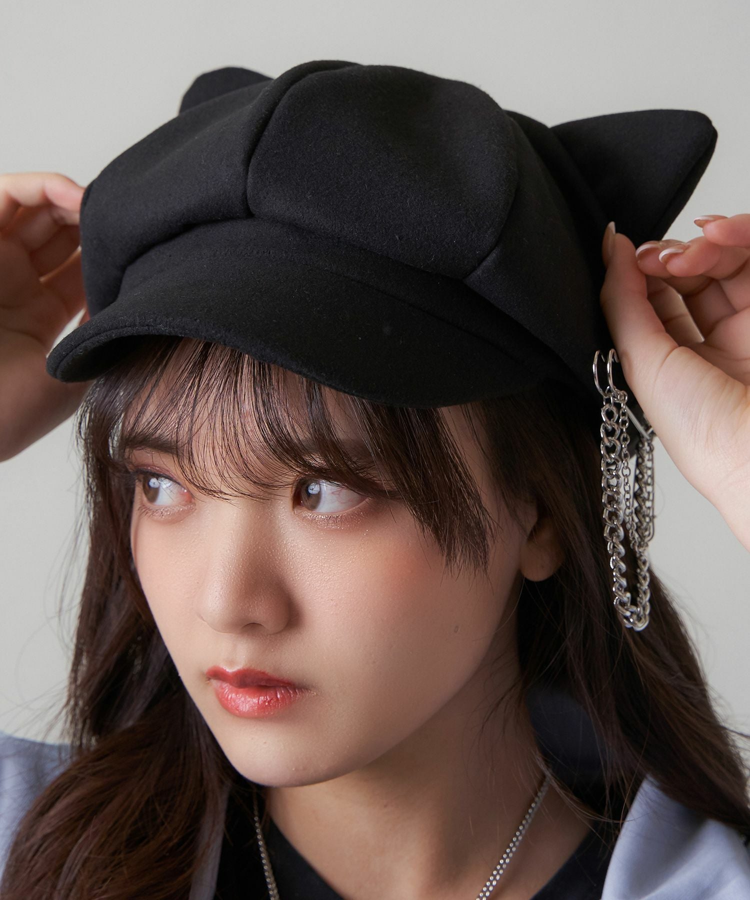 猫耳キャスケット|原宿発スタイルを全国へ|SPINNS公式通販