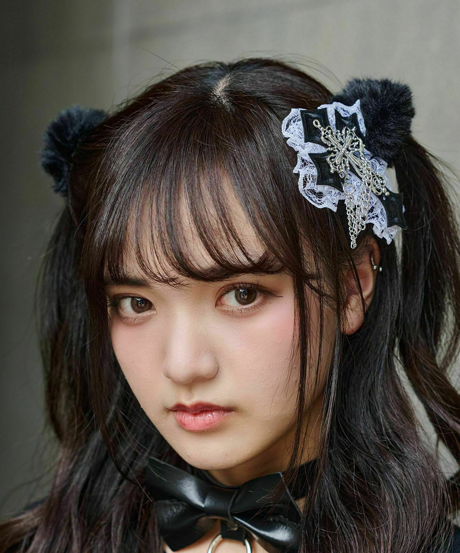 フェイクファーヘアゴム/2個セット＜メール便対応＞ | SPINNS WEB