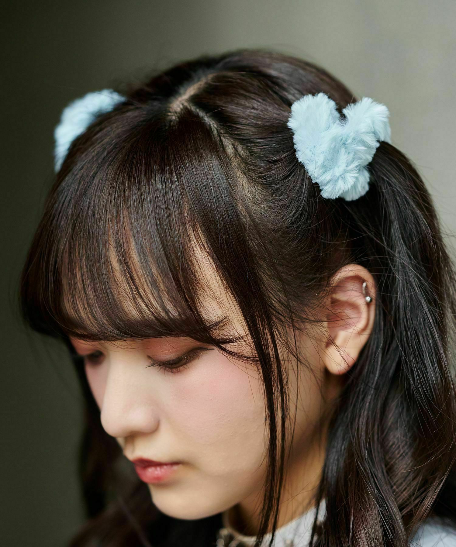 フェイクファーヘアゴム/2個セット＜メール便対応＞ | SPINNS WEB