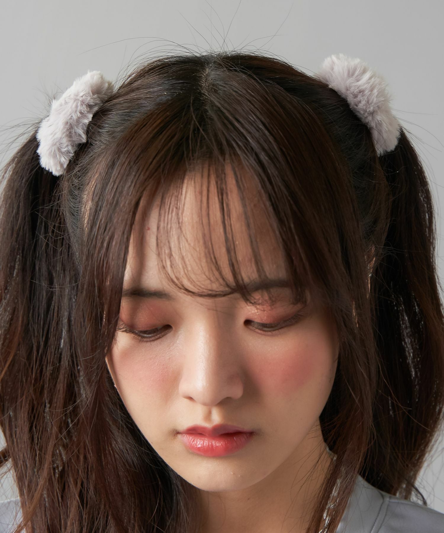 フェイクファーヘアゴム/2個セット＜メール便対応＞ | SPINNS WEB